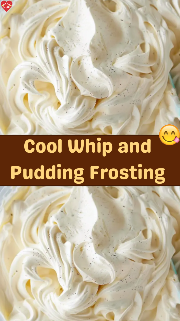 Cool whip and pudding frosting family dinner recipes