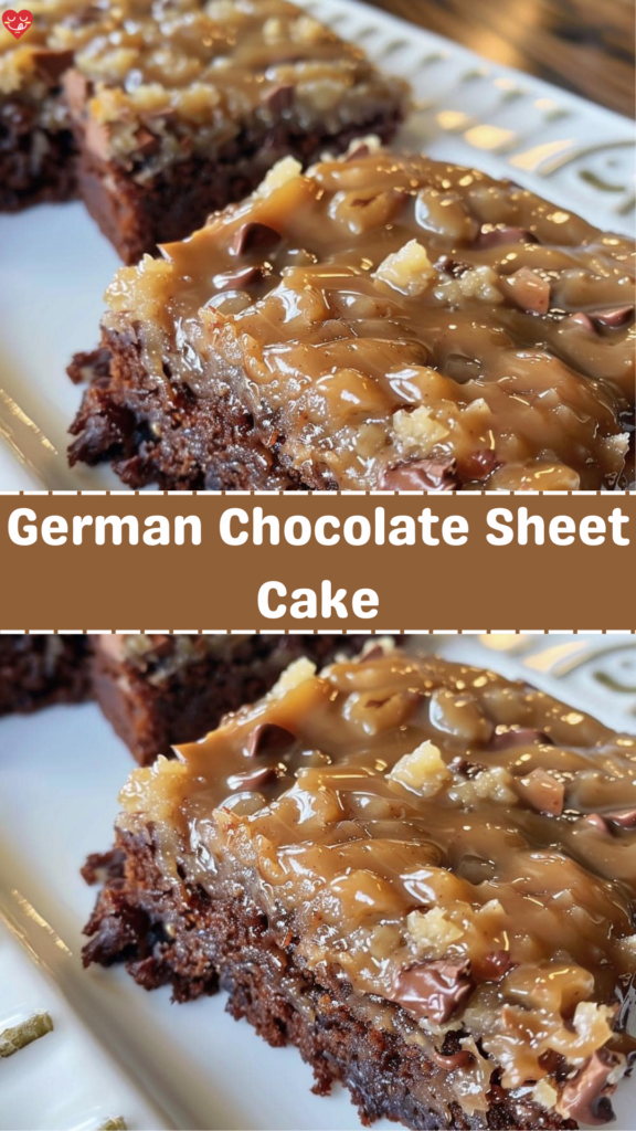 German Chocolate Sheet Cake - Family Dinner Recipes