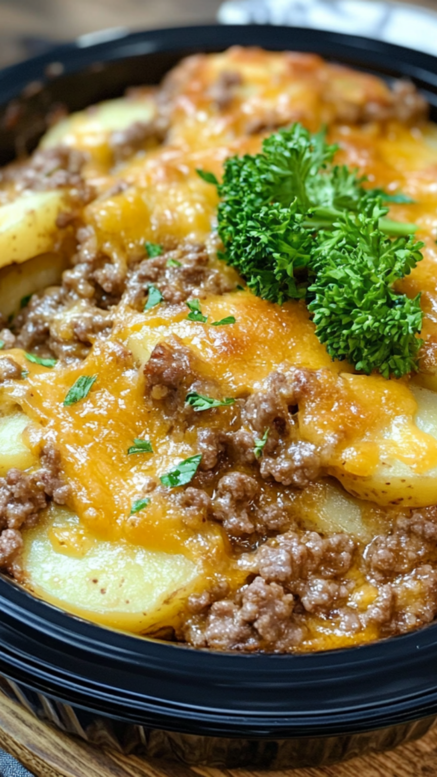 Potato-Beef CasseroleMicrowave
